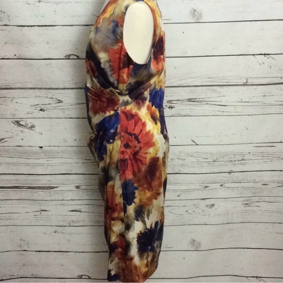 Ralph Lauren Multicolor sleeveless floral sheath dress - Picture 8 of 14